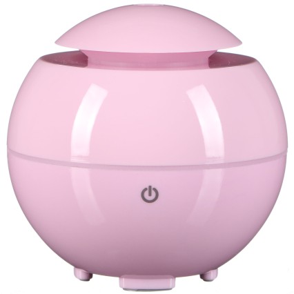 Aroma-Diffuser Globe rosa glänzend 150 ml