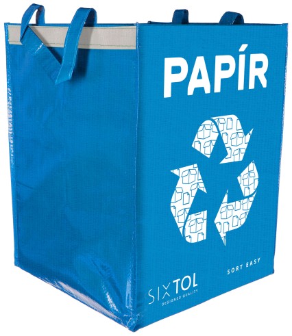 Tasche für die Mülltrennung SORT EASY PAPER, 30x30x40 cm, 36 l