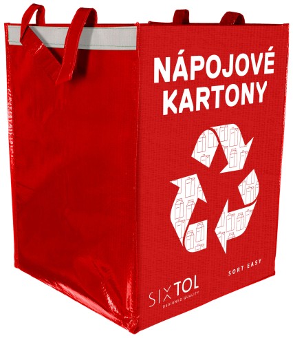 Tasche für die Mülltrennung SORT EASY CARTON, 30x30x40 cm, 36 l