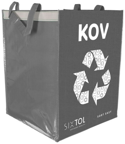 Tasche für die Mülltrennung SORT EASY METAL, 30x30x40 cm, 36 l