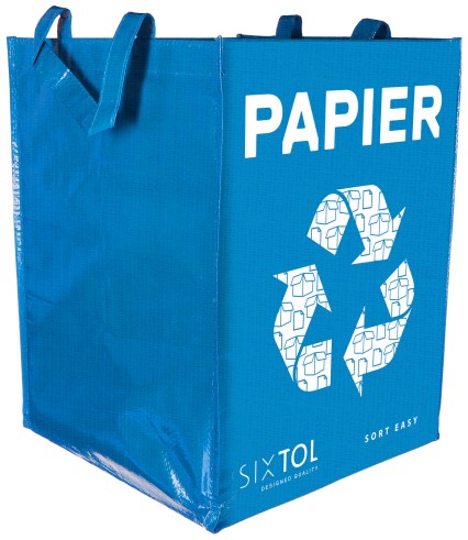 Mülltrennungstasche SORT EASY PAPIER, 30x30x40 cm, 36 l