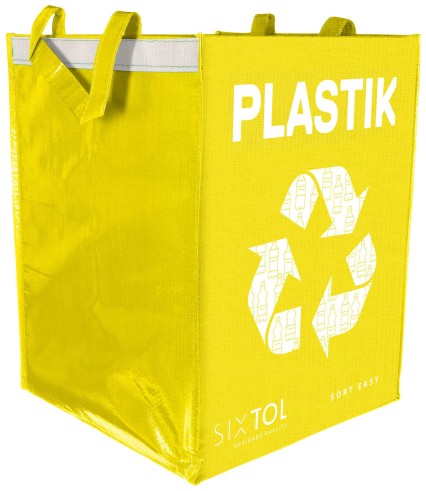 Tasche für die Mülltrennung SORT EASY PLASTIK DE, 30x30x40 cm, 36 l