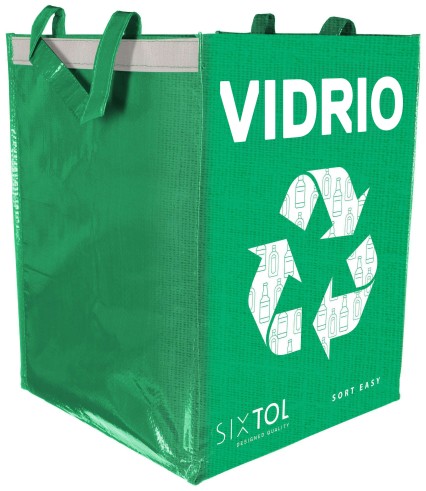 Tasche für die Mülltrennung SORT EASY VIDRIO ES, 30x30x40 cm, 36 l