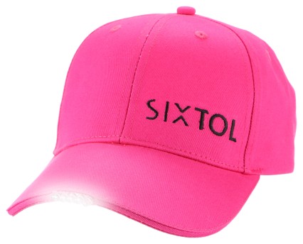 Schirmmütze mit LED-Licht B-CAP 25 lm, wiederaufladbar, USB, Einheitsgröße, rosa