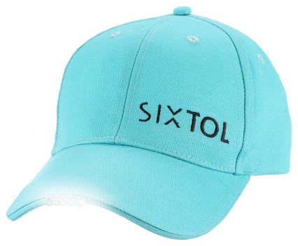 Mütze mit LED-Licht B-CAP 25lm, wiederaufladbar, USB, Universalgröße, türkis