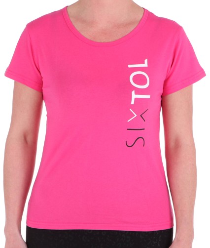 Damen-T-Shirt T-SHIRT, rosa, Größe S, 100% Baumwolle