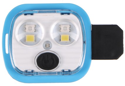 Ersatz-LED-Leuchte für Mütze/Stirnband B-HAT LED LIGHT 2, rot/blau