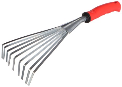 Einhand-schwedische Harke, Länge 350 mm, ergonomischer Griff