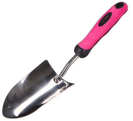 Gartenschaufel GARDEN PINK ONE, Edelstahl, 33 cm