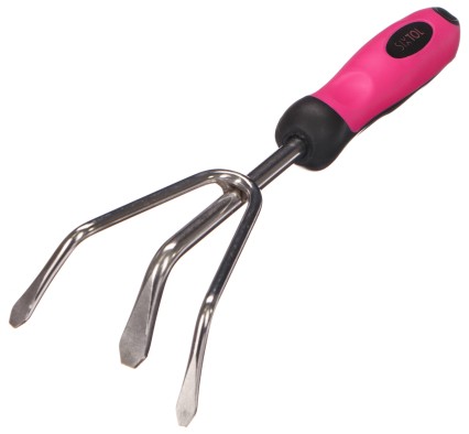 Handkultivator GARDEN PINK ONE, Edelstahl, 28 cm