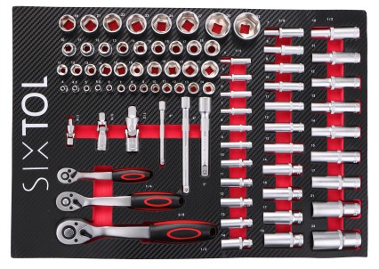 Werkzeugmodul für Werkstattwagen MECHANIC TOOL TRAY 1, 80 Stück