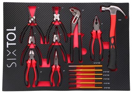 Werkzeugmodul für Werkstattwagen MECHANIC TOOL TRAY 4, 15 Stück