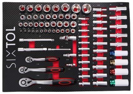 Werkzeugmodul für Werkstattwagen MECHANIC TOOL TRAY 6, 80 Stück