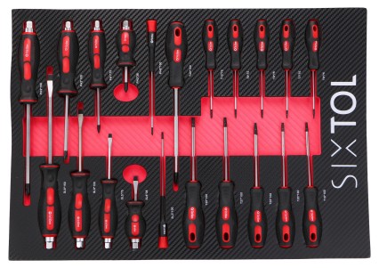 Modul mit Werkzeug für Werkstattwagen MECHANIC TOOL TRAY 8, 21 St.
