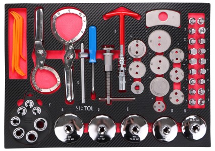 Modul mit Werkzeug für Werkstattwagen MECHANIC TOOL TRAY 10, 52 St.