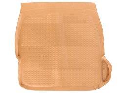 Beiger Gummifußmatte für den Kofferraum VOLVO S80 Sedan 2006-2016