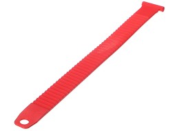 Befestigungsriemen für den Fahrradträger an der Anhängerkupplung, Länge 27 cm, rot - Ersatzteil