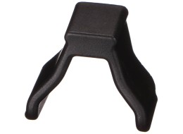Kunststoff-Endkappe der Schiene des Fahrradträgers E-BIKE 2, schwarz - Ersatzteil