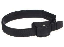 Schnellspannriemen für Fahrradträger an der Anhängerkupplung, Länge 38 cm, schwarz - Ersatzteil