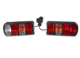 Leuchten-Set mit Kabel und 13-poligem Stecker für Fahrradträger E-BIKE PREMIUM - Ersatzteil