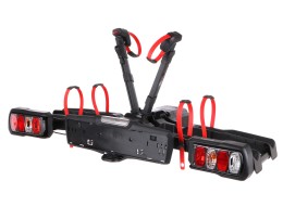 Fahrradträger für die Anhängerkupplung E-BIKE 2 PREMIUM - 2 E-Bikes, Tragfähigkeit 60 kg, klappbar