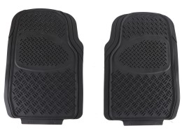 Universelle Gummiautofußmatten CAR MAT UNI SET 1, vorne, 2 Stück