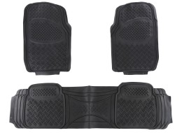 Universelle Gummiautofußmatten CAR MAT UNI SET 2, Komplettset, 3 Stück