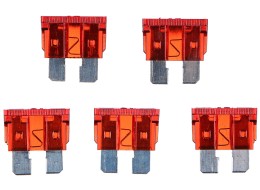 Kfz-Flachsicherungen-Set, Mechaniker-Sicherungssatz, 10 A, 100 Stück