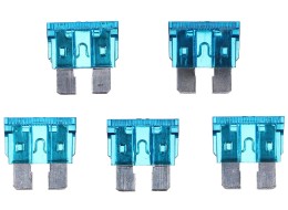 Satz Flachsicherungen fürs Auto MECHANIC FUSE SET 15A, 100 St.