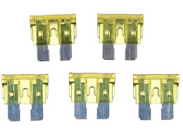 Satz Flachsicherungen fürs Auto MECHANIC FUSE SET 20A, 100 St.