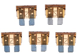 Kfz-Sicherungssatz mit Flachstecksicherungen MECHANIC FUSE SET 7,5A, 100-tlg