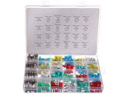 Satz Flach- und Glassicherungen für Kraftfahrzeuge MECHANIC FUSE SET 215