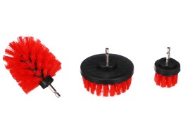 Bürstenset für Bohrmaschine zur Autoreinigung CAR DETAILING DRILL BRUSH 3 MEDIUM, 3 Stück
