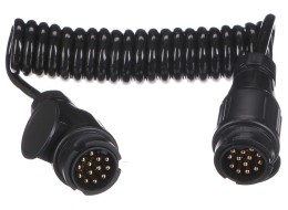 Verbindungs-Spiralkabel für Anhängerstecker TRAILER CABLE 4, 13-13polig, 3 m
