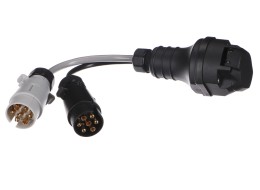 Kabeladapter für Anhängersteckdose TRAILER CABLE 5, von 13-polig auf 7-polig N+S, 35 cm