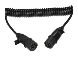 Spiralkabel 7-polig Typ N TRAILER CABLE 11, Kunststoffstecker, 24V, 3,5 m