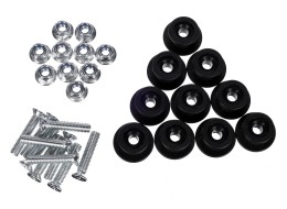 Satz Haken mit Schrauben zur Befestigung von Netz/Plane am Anhänger TRAILER HOOK SET 2, 10 St.