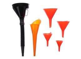 Set Trichter zum Nachfüllen von Flüssigkeiten MECHANIC FUNNEL SET 2, 6 Stück