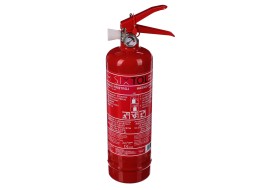 Pulverfeuerlöscher FIRE STOP 1 kg, ABC, Vollmetall, inklusive Metallhalter