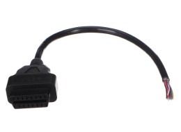 OBD-II-Verlängerungskabel mit 16 Pins, terminiert mit 30 cm langen Kabeln MECHANIC CABLE 27