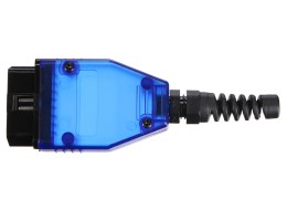 OBD-II-Stecker mit 16 Pins zur Montage eines eigenen Kabels MECHANIC CABLE 31, blau