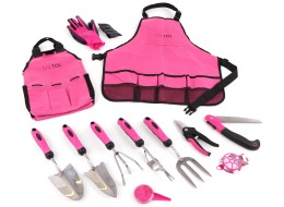 Gartengeräte-Set GARDEN PINK 12