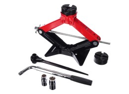 Scherenwagenheber mit Ratsche SX SCISSOR JACK WIDE PAD 2,5T