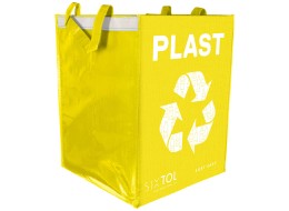 Beutel für getrennten Abfall SORT EASY PLASTIC, 30x30x40cm, 36l