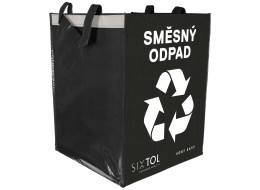 Tasche für die Mülltrennung SORT EASY MIXED, 30x30x40cm, 36l