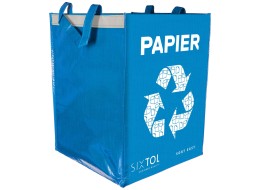 Tasche für Mülltrennung SORT EASY PAPIER, 30 x 30 x 40 cm, 36 l