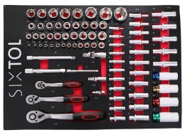 Werkzeugmodul für Werkstattwagen MECHANIC TOOL TRAY 6, 80 Stück